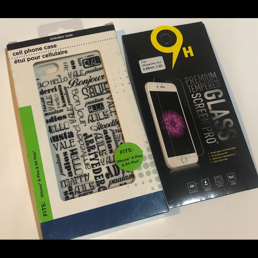 Case for iPhone 6s Plus / 6 + with Screen Glass